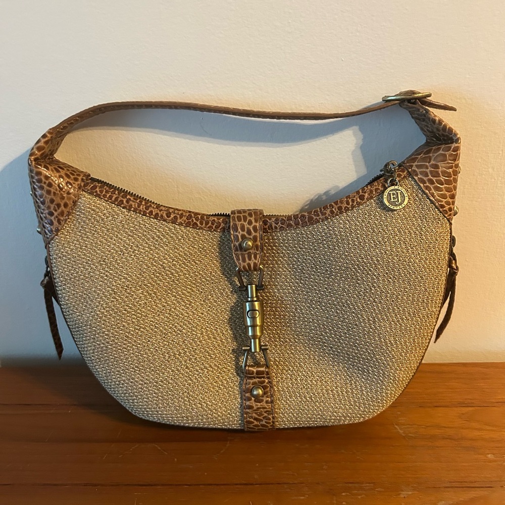 Elegant Brown and Tan Women's Bag